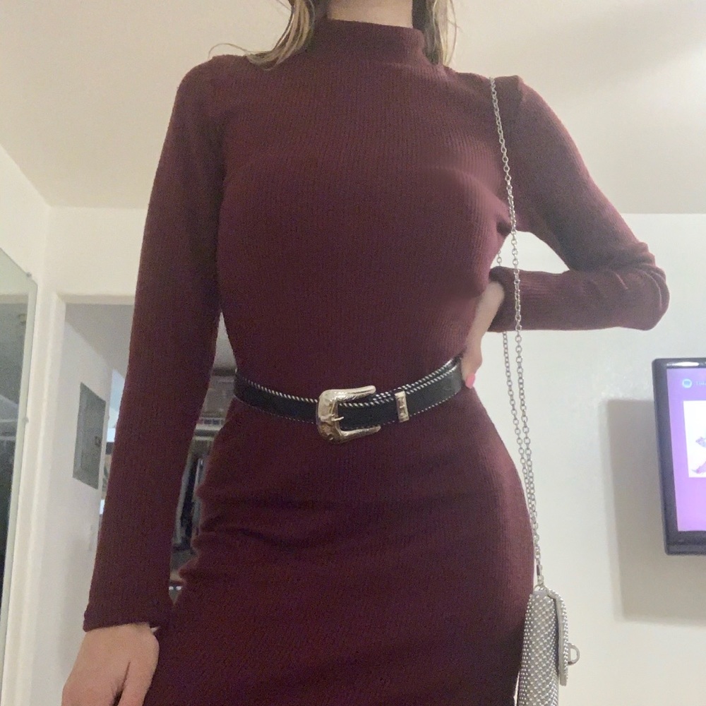 🥀Maroon Sweater Dress🥀